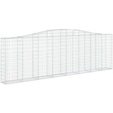  Lučne gabionske košare 9 kom 400x30x120/140cm pocinčano željezo | shoptok.hr
