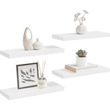  Plutajuće zidne police 4 kom bijele 60 x 23,5 x 3,8 cm MDF | Eponuda.com