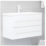 vidaXL Ormarić za umivaonik bijeli 80 x 38 5 x 48 cm od iverice Cijene