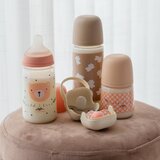 Suavinex Birdies Anticolic Baby Bottle bočica za bebe Pink 360 ml | shoptok.hr