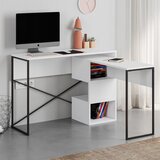 Hanah home Hanah kućni radni sto, 110x77x102,5 cm, bijeli Cijene