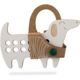 Milin Small Wooden Lacing Toy Daschund aktivnostna igrača 8 cm x 13 cm x 0,7 cm 1 kos | Shoptok.si