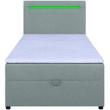 MID.YOU POSTELJA Z VZMETNICO 100 cm x 200 cm , tekstil, leseni material metino zelena | Shoptok.si
