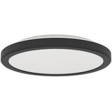 Eglo LED stropna svetilka Testara-E (11,2 W, Ø x V: 21,1 x 3 cm, Črna, Nevtralno bela) | Shoptok.si