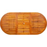 vidaXL Vrtni blagovaonski stol (120-170) x 80 x 75 cm od drva bagrema | shoptok.hr