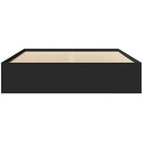  Okvir za krevet crni 150x200 cm konstruirano drvo | shoptok.hr