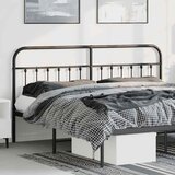  Metalno zamjensko uzglavlje crno 193 cm | shoptok.hr