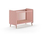 Vipack Ružičasti dječji krevet od masivnog bora 60x120 cm BILLY – | shoptok.hr