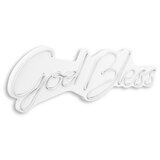 WALLXPERT dekorativna plastična led rasveta god bless white | ePonuda.com