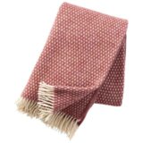 Klippan Pokrivac Knut od organske vune red brown Cene