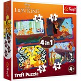 Trefl Puzzle Lion King 4u1 - 54/48/ 35/ 70 delova | ePonuda.com