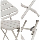 Bistro set 3 pcs Bež Čelik | Eponuda.ba