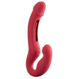 HoneyPlayBox strap-on dildo brez pasu - harmony duo, z aplikacijo, rdeč, (21597813) | Shoptok.si