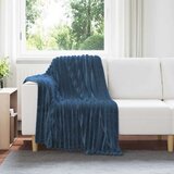  Odeja Temno modra 150 x 130 cm Flis, (5000288278) | Shoptok.si