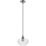 Luster na sajli FLO 1xE27/15W/230V sjajni hrom/proziran Cene