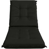  Jastučić za ležaljku GEMERT 100% poliester Crna 190 x 50 x 9 cm - Crna 190 x 50 x 9 cm Melange | shoptok.hr
