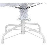  Umjetno božićno drvce s nogom Bijelo 120 cm PVC i čelik | shoptok.hr