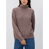 Reserved Pulover s metaliziranom niti - bljedoljubičasto | shoptok.hr