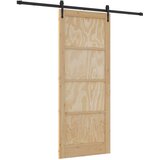  Klizna vrata ORKDAL 86 x 211 cm Masivna borovina Prirodna | shoptok.hr
