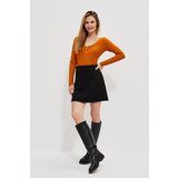 Moodo Mini skirt with geometric embossing | Shoptok.si