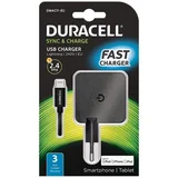 Punjač – Uni 1xUSB + Lightning cable – 2.4A - Black
