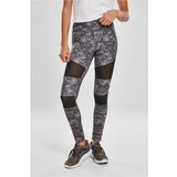 Urban Classics Women's Camo Tech Mesh Leggings, Dark Digital Camouflage Cene
