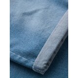Ombre Men's denim shorts with rolled up leg - blue | shoptok.hr