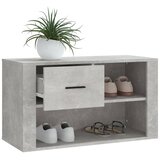 Ormarić za cipele boja betona 80x35x45 cm konstruirano drvo | shoptok.hr
