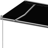  Automatska tenda na uvlačenje sa stupovima 6 x 3 m antracit | shoptok.hr