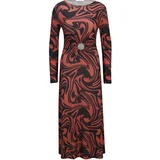 Dorothy Perkins Tall Obleka rjasto rjava / črna