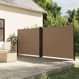 Uvlačiva bočna tenda smeđesiva 160 x 600 cm | shoptok.hr