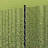  Zavarena žičana ograda s postom 50 x 1,4 m Siva Mreža | shoptok.hr