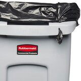 Rubbermaid Zbiralnik surovin SLIM JIM®, prostornina 60 l, nihajni pokrov, sive barve | Shoptok.si