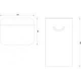 Copen bambus korpa za veš concept 400x300 visina 600 C-07-052G (C-07-052G) | Eponuda.com