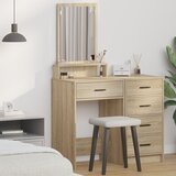 vidaXL Sonoma hrast Furnir Sonoma hrasta 50 x 41 x 140 cm Ladice Cijene