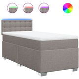  The Living Store Box spring postelja z vzmetnico taupe 90x200 cm blago - Box Spring Postelja, (21496961) | Shoptok.si