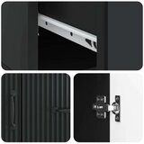  Kreveta s ladicama Crna 66 x 34 5 x 87 cm Konstruirano drvo - Crna | shoptok.hr