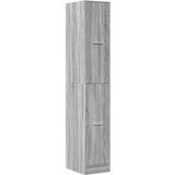 vidaXL Lekarniška omara siva sonoma 30x41x174,5 cm inženirski les | Shoptok.si