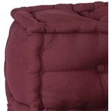  Modularni Poufi 4 kosi Bordo Tkanina, (22045926) | Shoptok.si