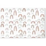  Slika - Rainbows After the Storm - Rainbows of Various Sizes in Pastel Hues Among Rain Clouds in a Gray-Blue Shade 90x60 Standar | shoptok.hr