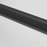 Sobna vrata tanka crna 83 x 201 5 cm kaljeno staklo i aluminij | shoptok.hr