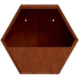  Zidne sadilice 2 kom boja hrđe od čelika COR-TEN 30x10x25 cm | Eponuda.com