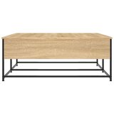  Stolić za kavu boja hrasta 100x99x40 cm konstruirano drvo | Shoptok.si