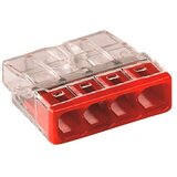 Wago Compact Spojnica za žicu (Broj vodiča: 4 Kom., 0,5 mm² - 2,5 mm², 100 Kom.) | shoptok.hr