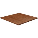 vidaXL Kvadratna mizna plošča temno rjava 90x90x2,5cm trdna hrastovina Cene