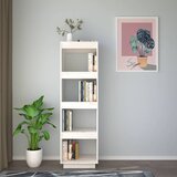 Ormarić za knjige / pregrada bijeli 40x35x135 cm od borovine | Eponuda.com