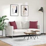  Jastučići za sofu 2 pcs Vinska crvena 50 x 50 cm tkanina | Eponuda.com
