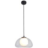  ITALUX PND-54637-1-BK-CL - Luster AINALE na sajli 1xG9/7W/230V crna/prozirna | Eponuda.com