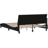  Okvir za krevet bez madraca Hanko crni 160x200 cm od tkanine | shoptok.hr