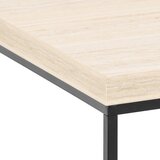 Actona Bež mizica z mizno ploščo v marmornem dekorju 60x60 cm Barossa – | Shoptok.si